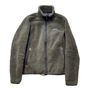 Patagonia Women's Small Synchilla Fleece Jacket Olive Green